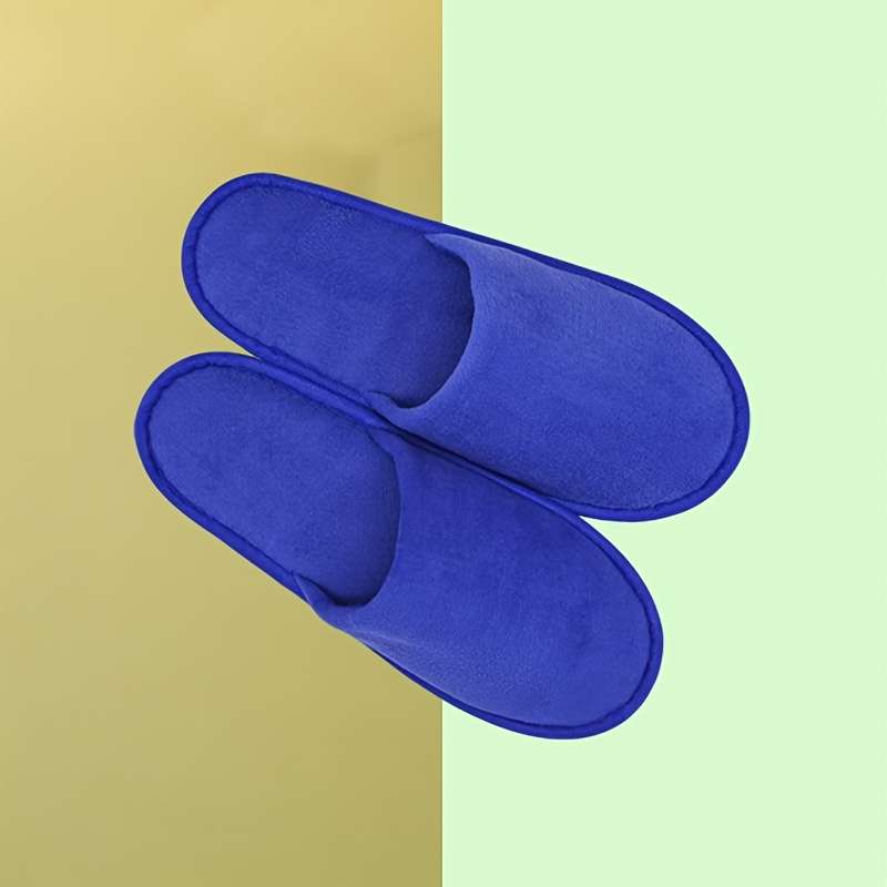 Cotton Slippers Color Blue Sizeuk 10