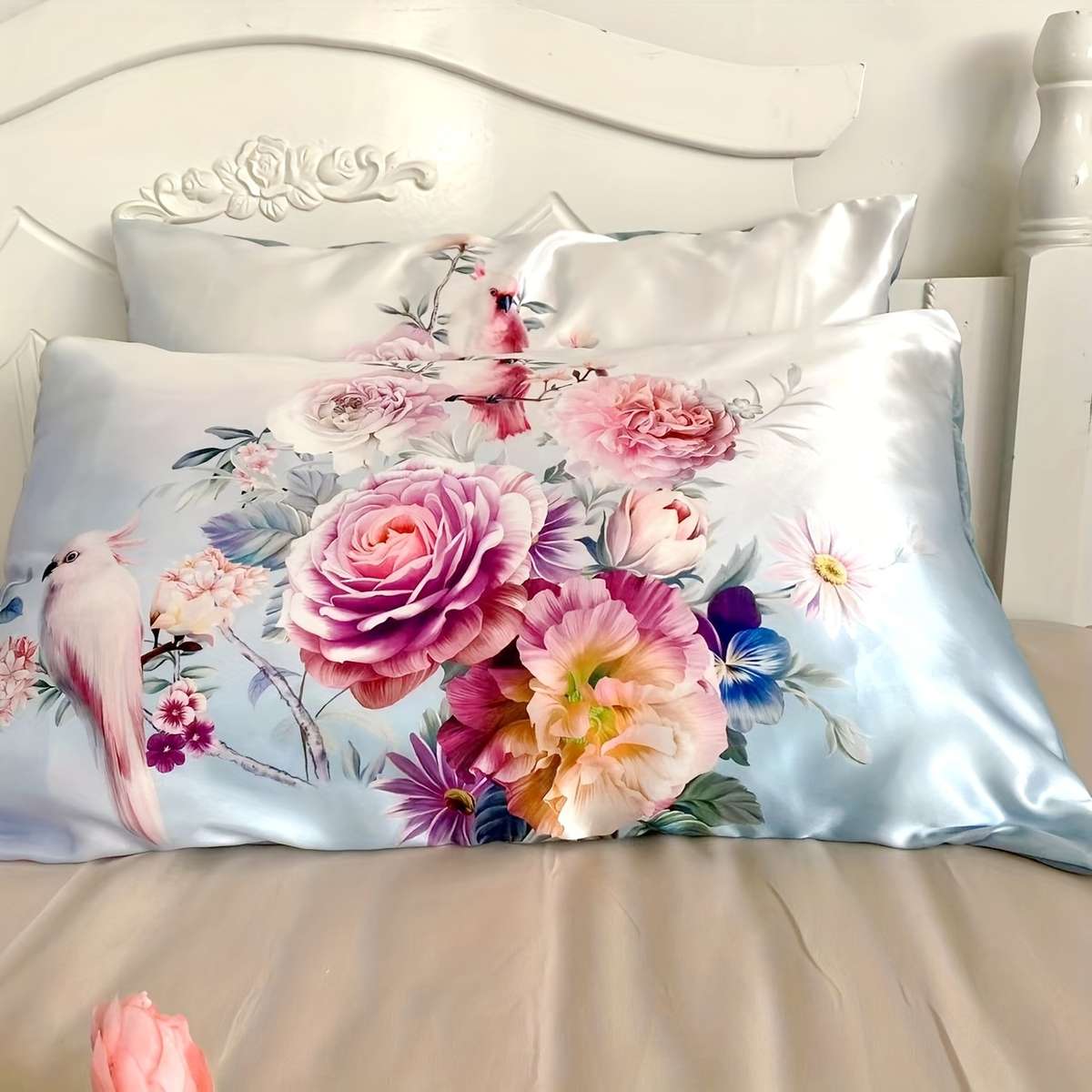 Satin Pillowcase Color Style7 Size50Cm*75Cm