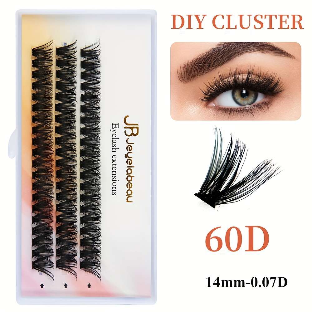 Luxury Wispy False Eyelashes Model 60d 007d Size 14mm 07mm