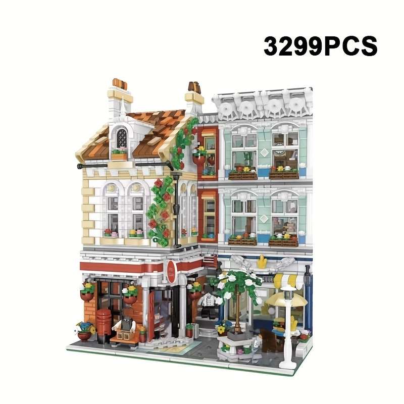 3D Building Model Puzzle Set Model bicycle shop