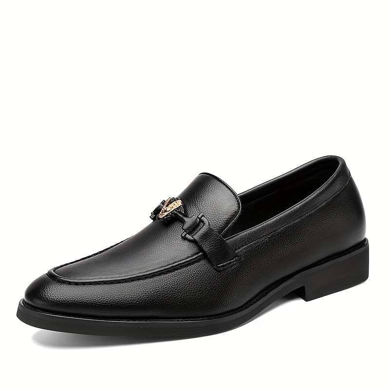Mens Leather Shoes Color Black Sizeuk 7