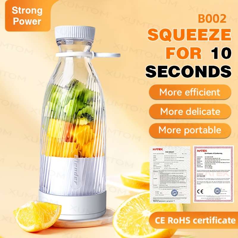 In Portable Blender And Juice Extractor Usb Charging