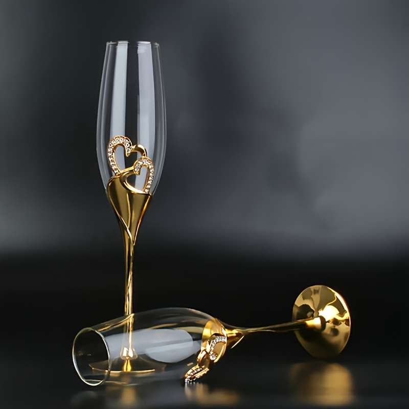 Wedding Supplies Color 2Pcs Golden