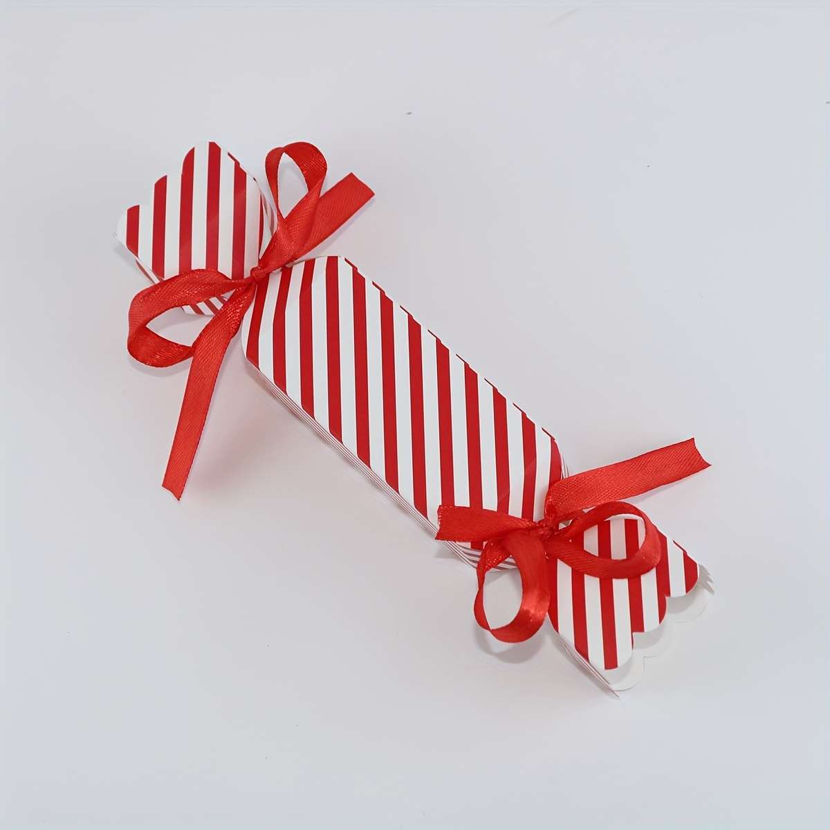 Christmas Gift Boxes Color Red Stripe Quantity 90Pcs