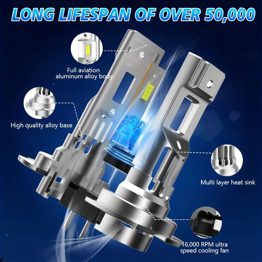 Car Lights Model H1 H7 4Pcs