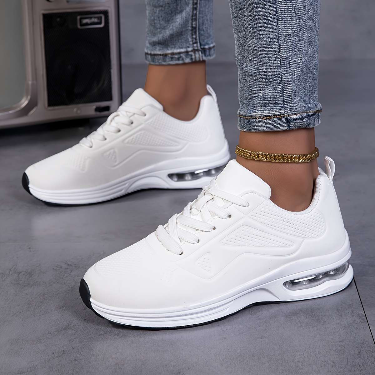 Sneakers Color White Sizeuk 7.5