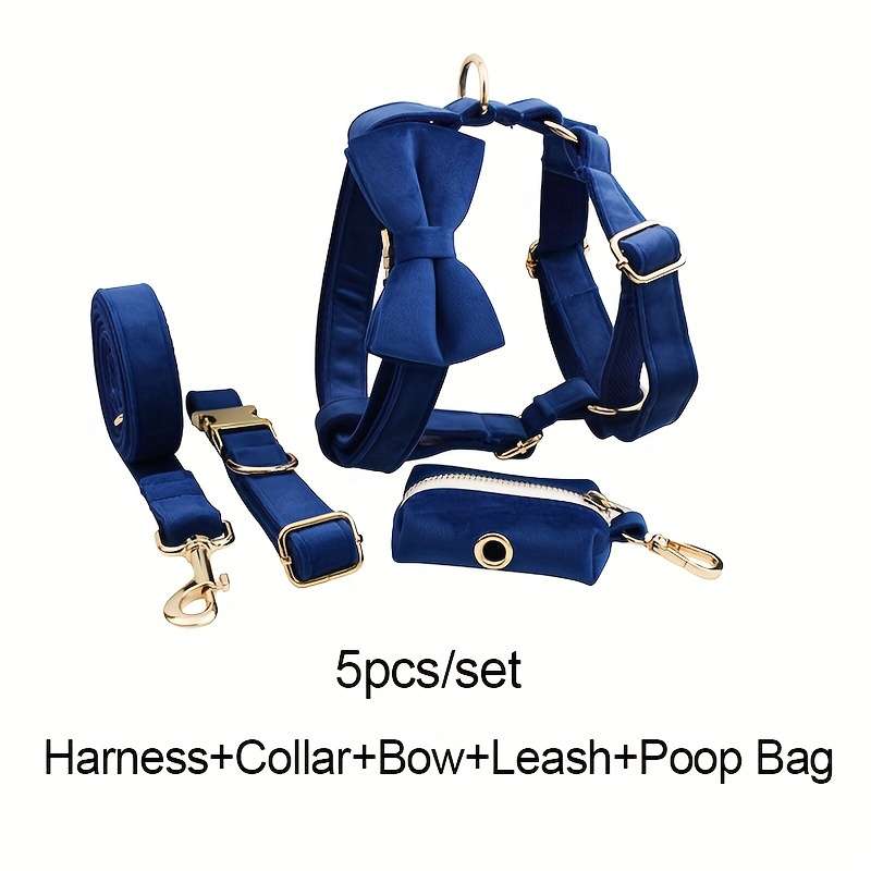 Dog Leash Color Dark Blue* 5Pcs Size S