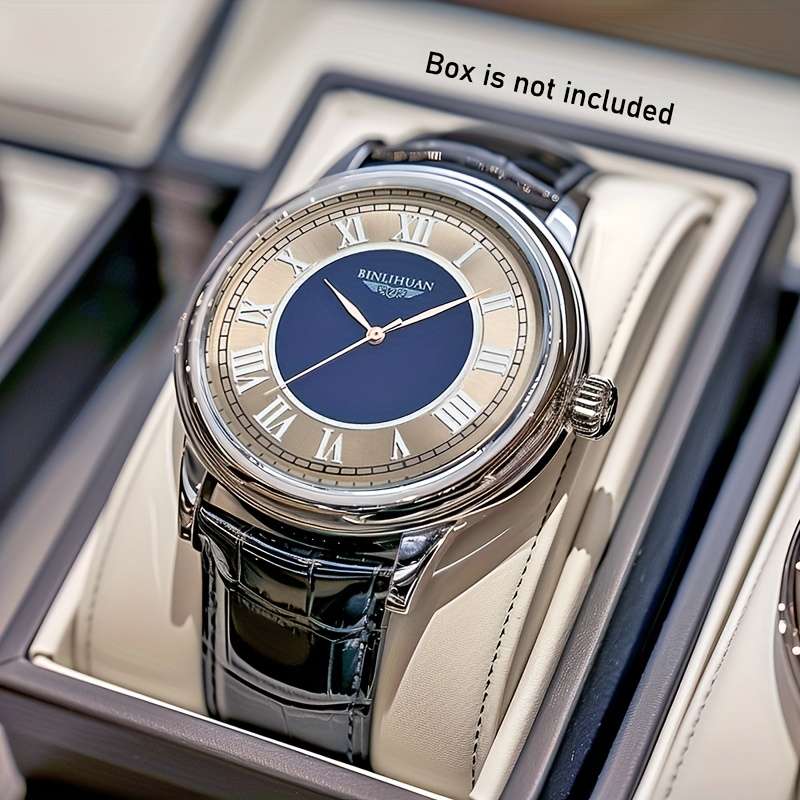 New Authentic Men Quartz Watch Classic High End Minimalist Design