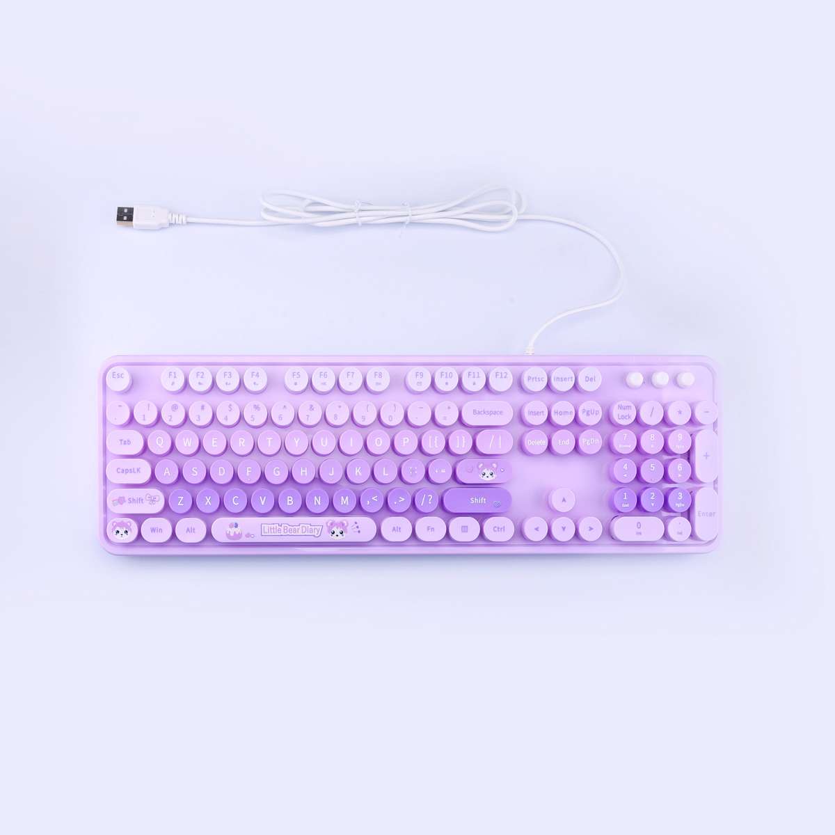 Keyboard Color Purple Mix