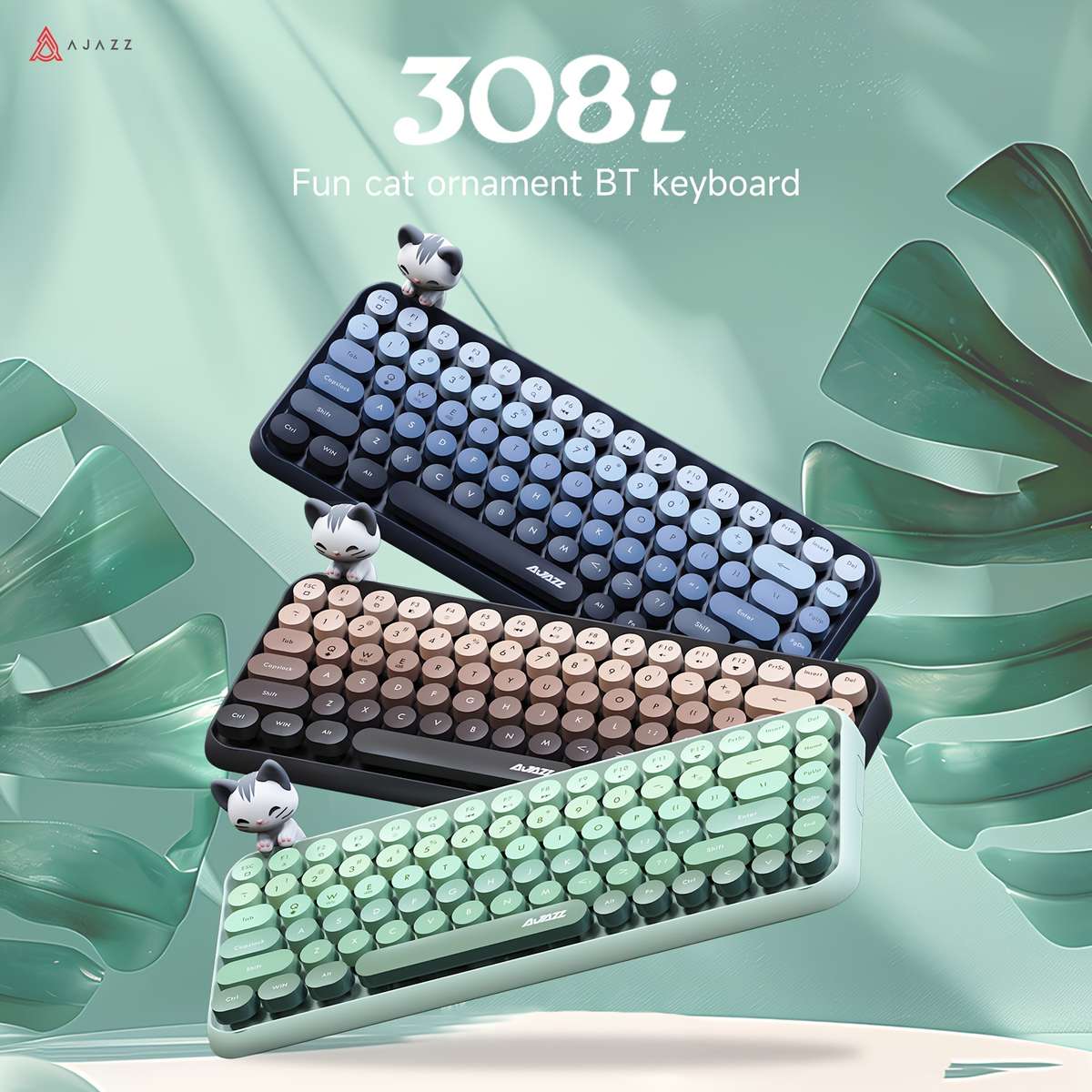 Keyboard Color 308I Milk Gray Meow
