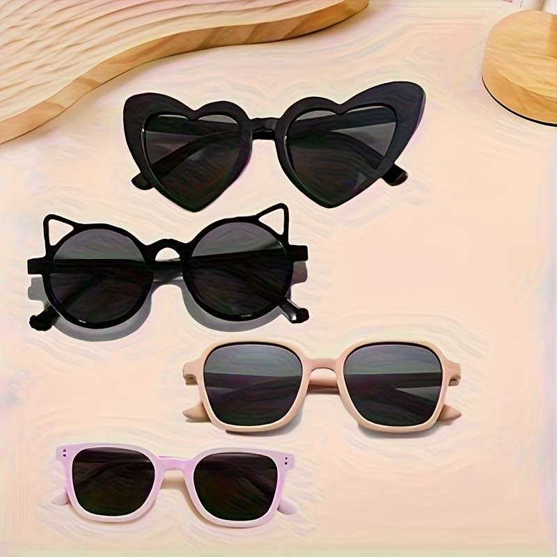 Kids Glasses 4Pcs Color B