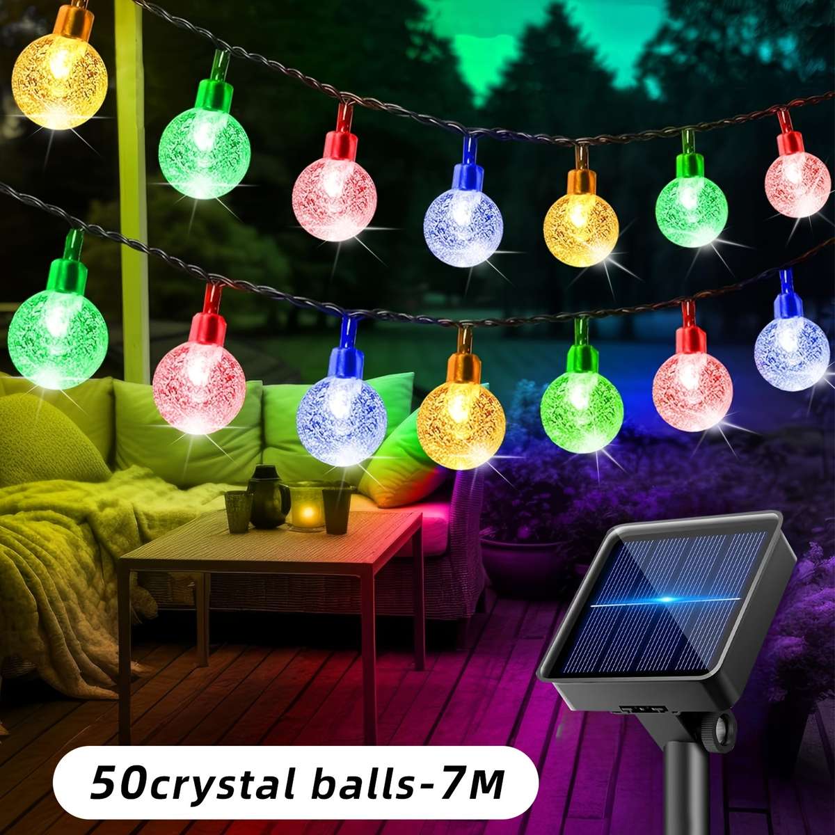 Solar Fairy String Lights 7 M