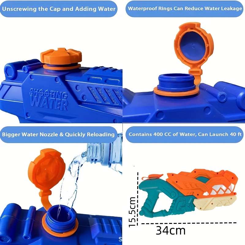 Toy Guns Items Blue Dinosaur Water Gun