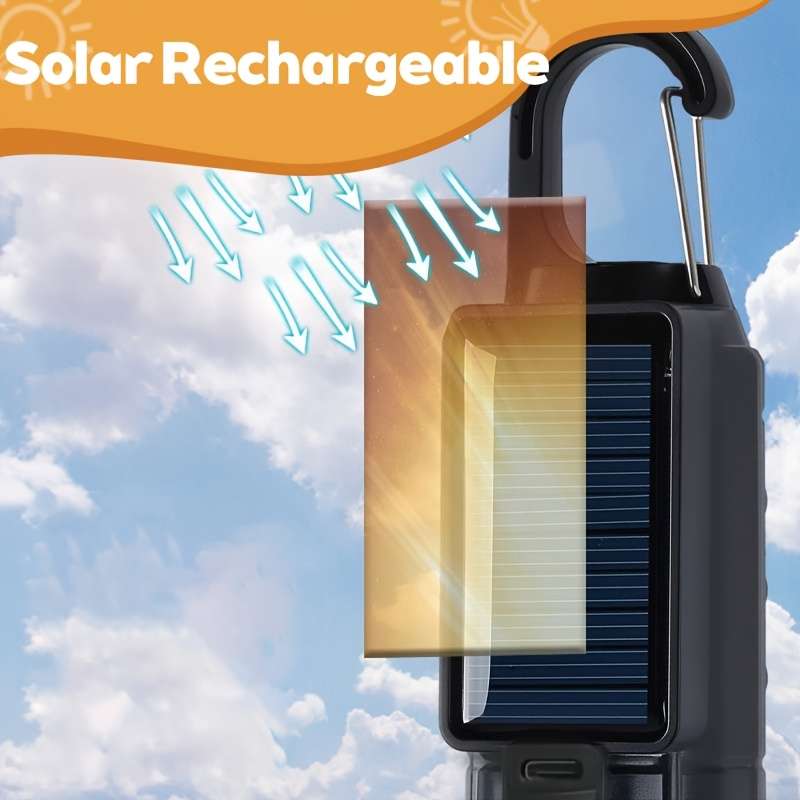Solar Emergency Lights Color 2Pcs Solar Camping Lamp