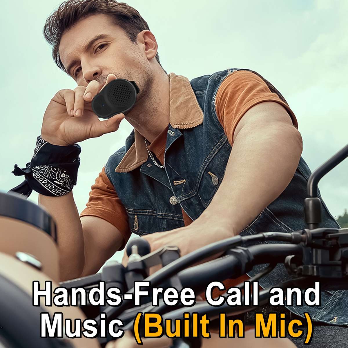 Professional Featuring Crystal Sound Compact Wearable Wireless Speaker For Live