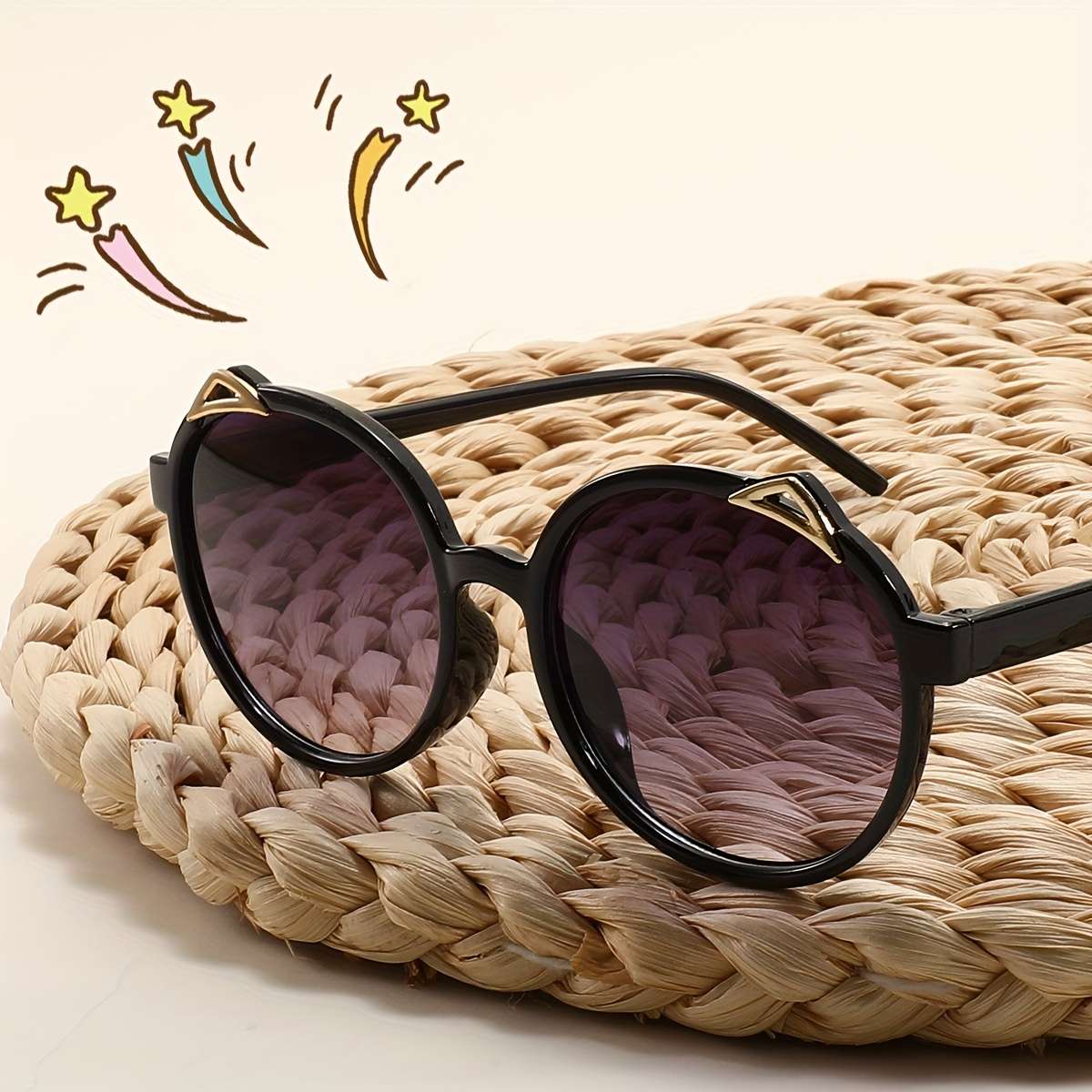 Kids Glasses Color Transparent Tea
