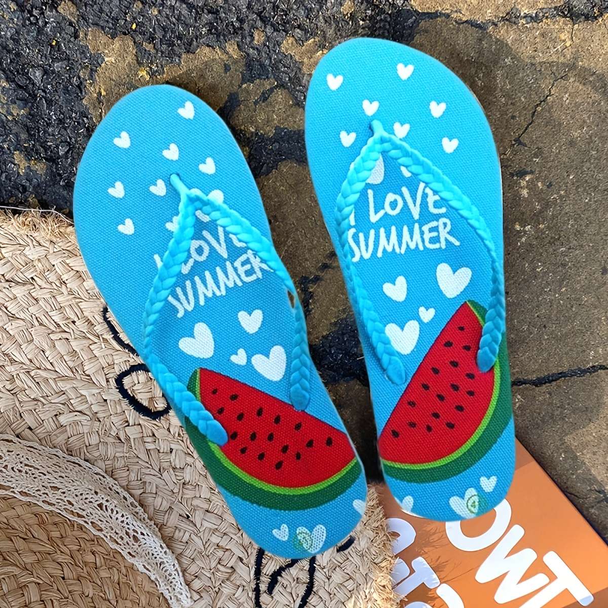Ladies Summer Flip Flops Black Uk 7