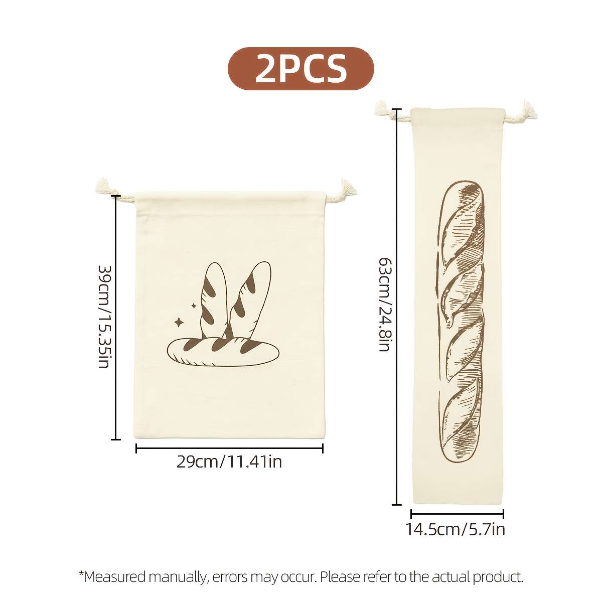 Food Storage Bags Model 2 Pieces Set
