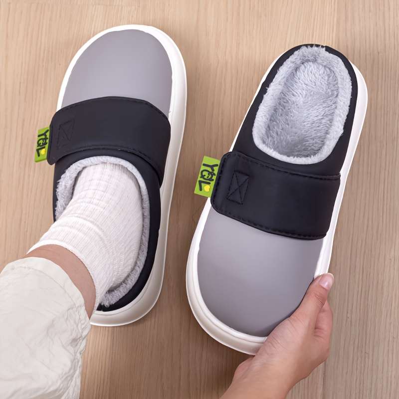Cotton Slippers Color Grey Sizeuk 6.5-7