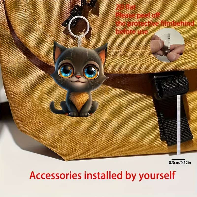 Keychain Ornament Material Acrylic