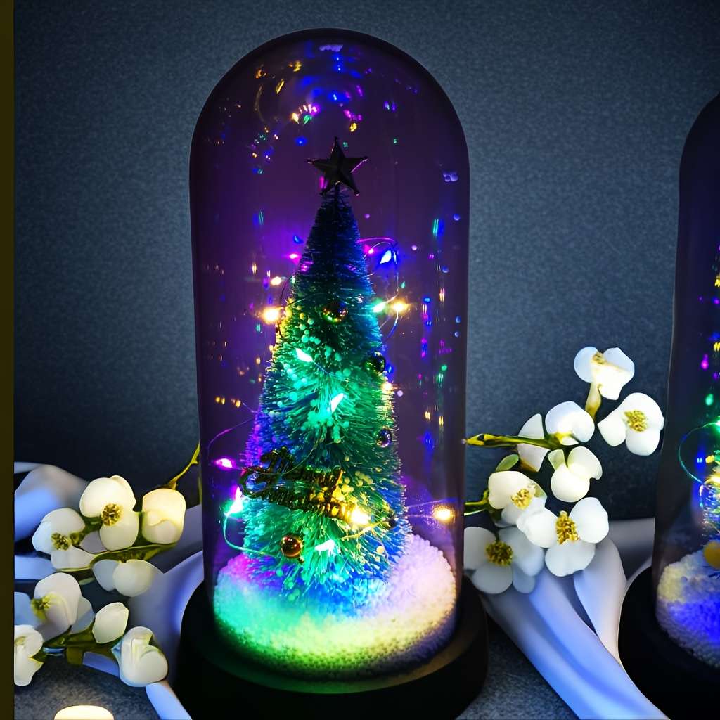 Christmas Lights Holiday Season Tree Orange Deer