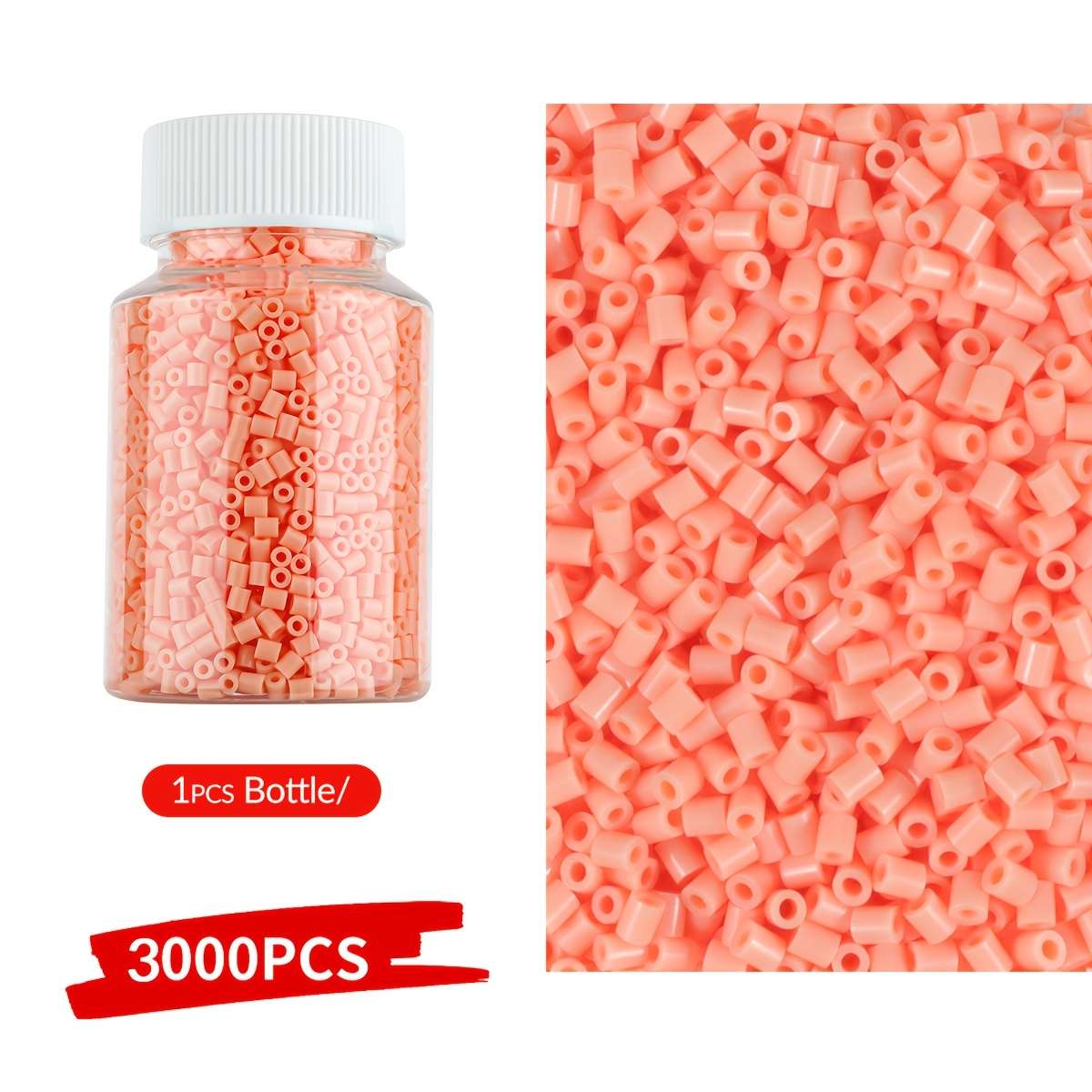 Perler Bead Set Bottle Orange Yellow A12 3K
