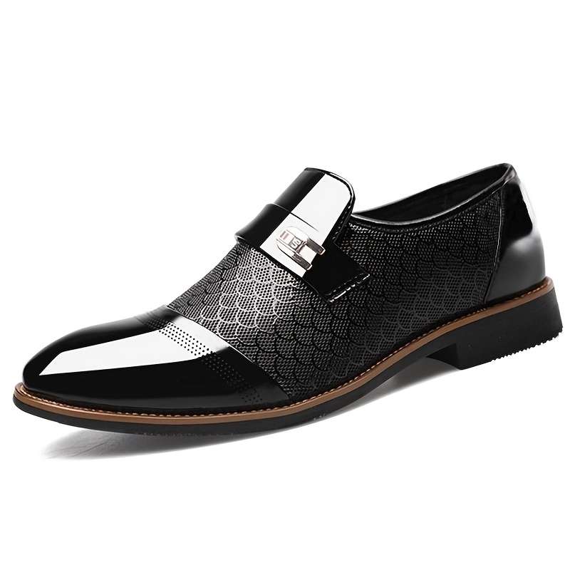 Mens Leather Shoes Color Black Sizeuk 10