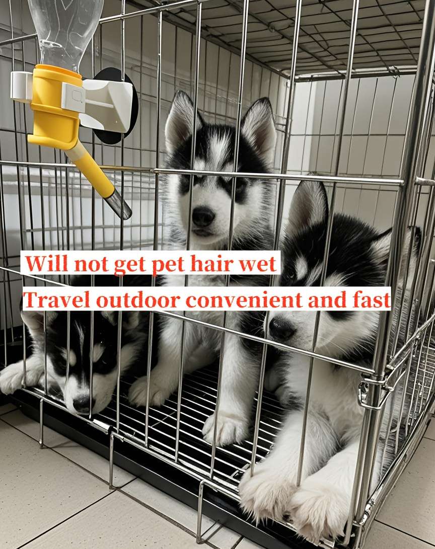 Pet Supplies Color Yellow Size Pet Water Dispenser