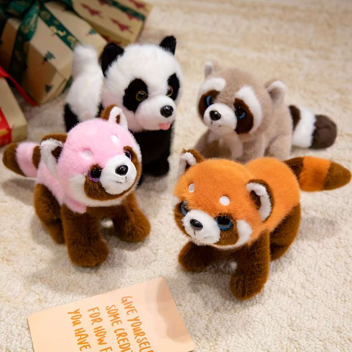 Plush Toyss Items Pink Red Panda