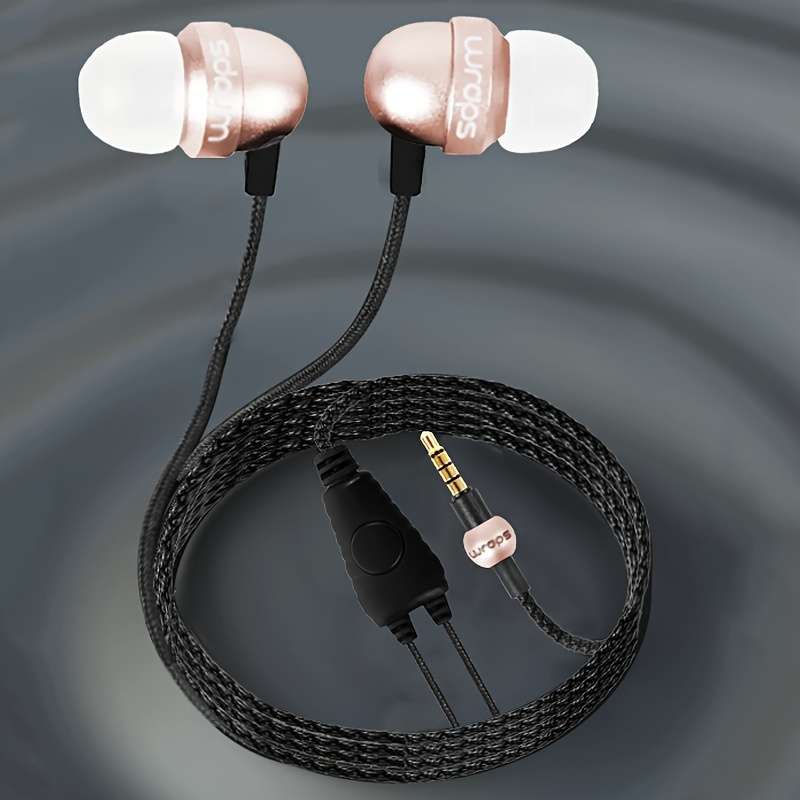 Wired Headphones Golden Add Type-C Earphone