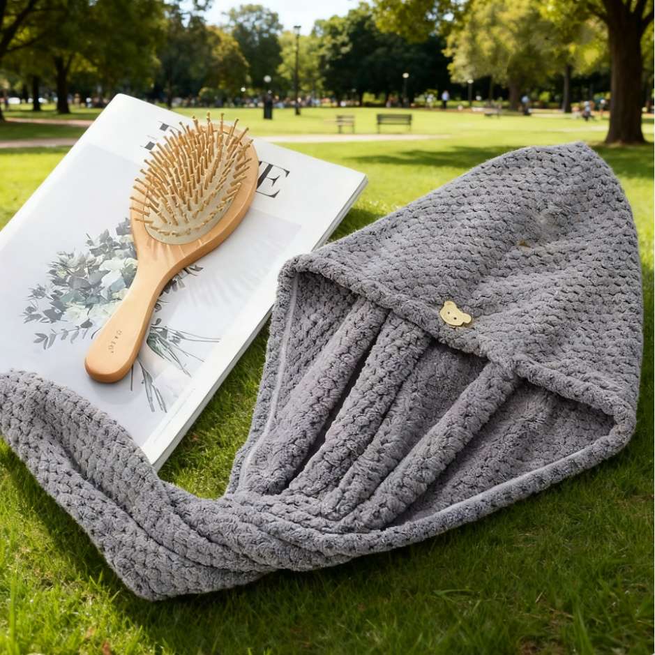 Hair Turban 1 Offwhite Hairdrying Towel Quantity