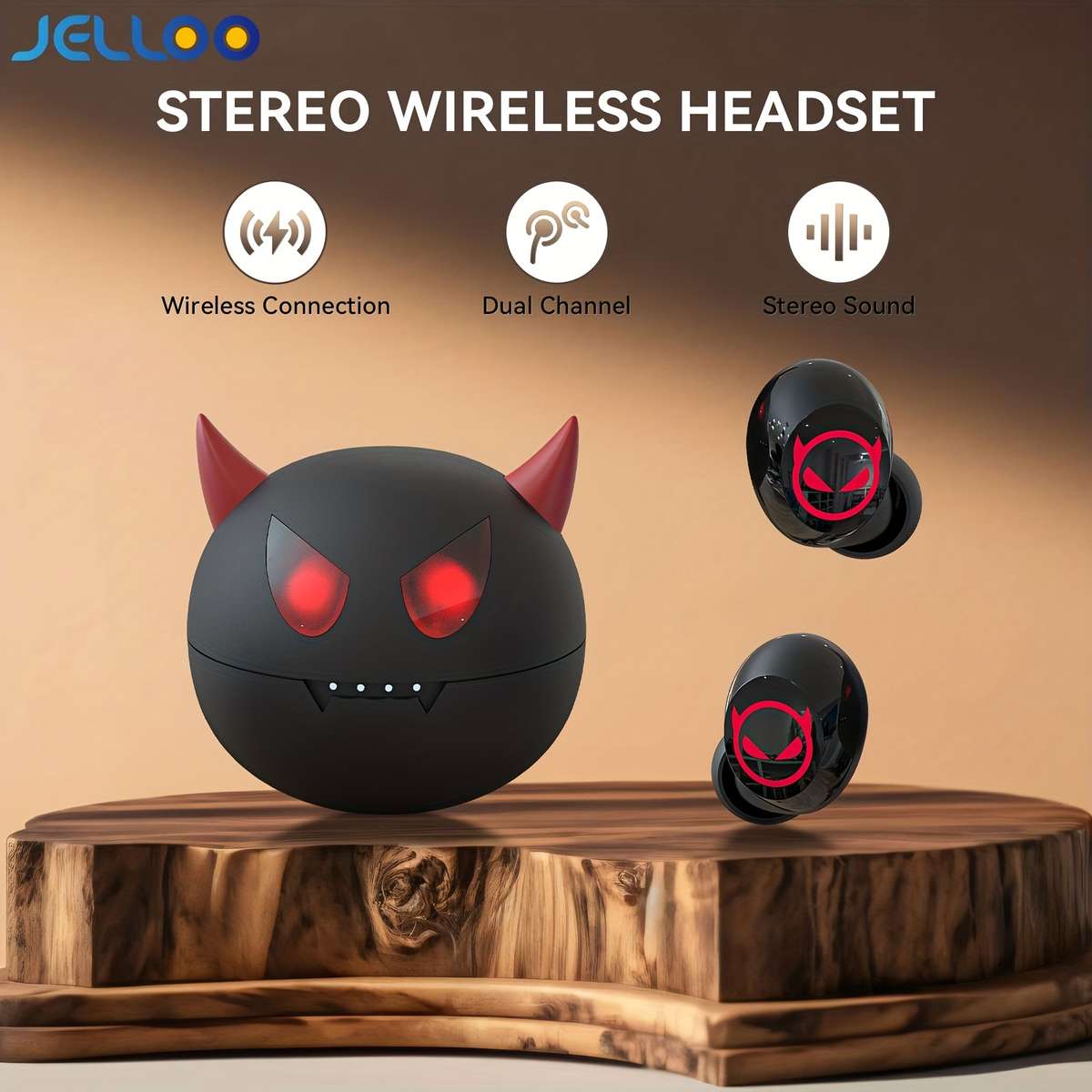 Rechargeable Wireless Earbuds Headphones Headset