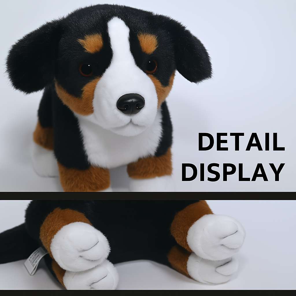 Plush Toys Style 24.89Cm Bernese Mountain Dog Standing