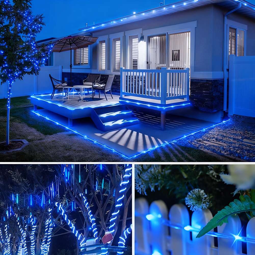 String Lights Color Blue Model7M 55Led