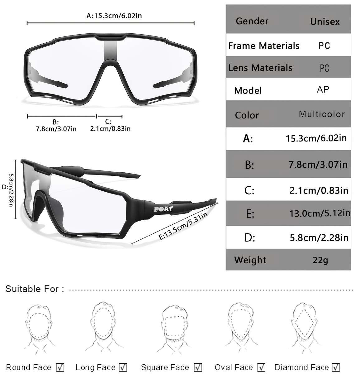 Cycling Glasses Color Ap5
