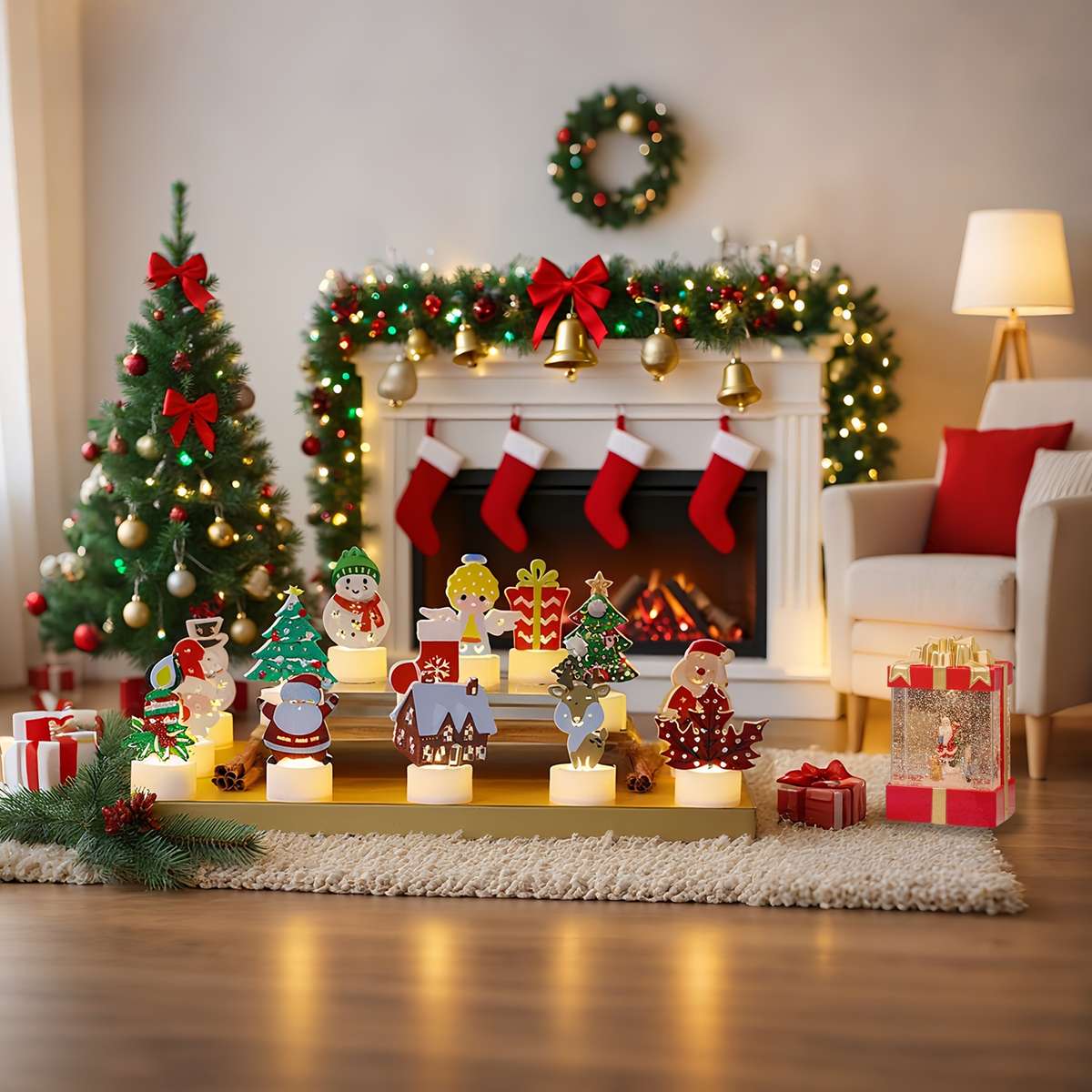 Christmas Lights Random 6 Pcs