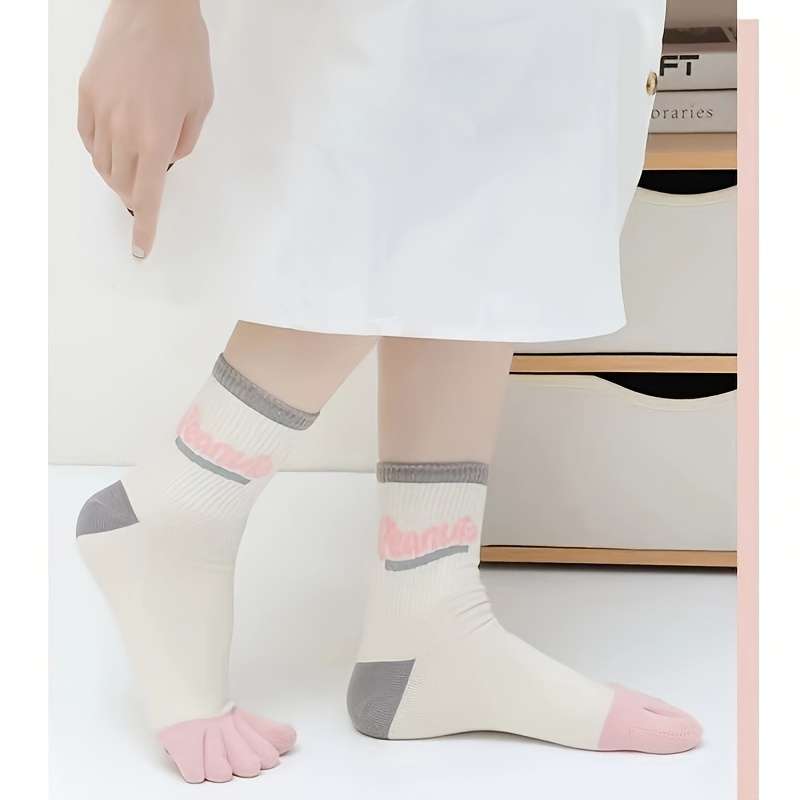 Women S Socks Color Gray Powder Mix 5 Pairs Pack Size Onesize