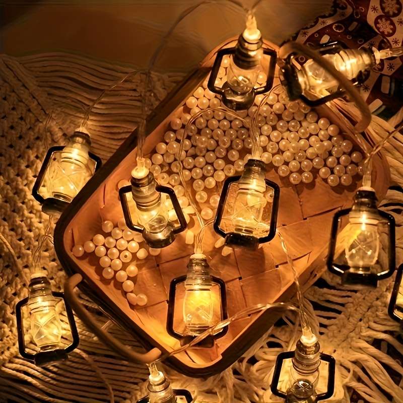 Vintage Led Lantern String Lights 3M