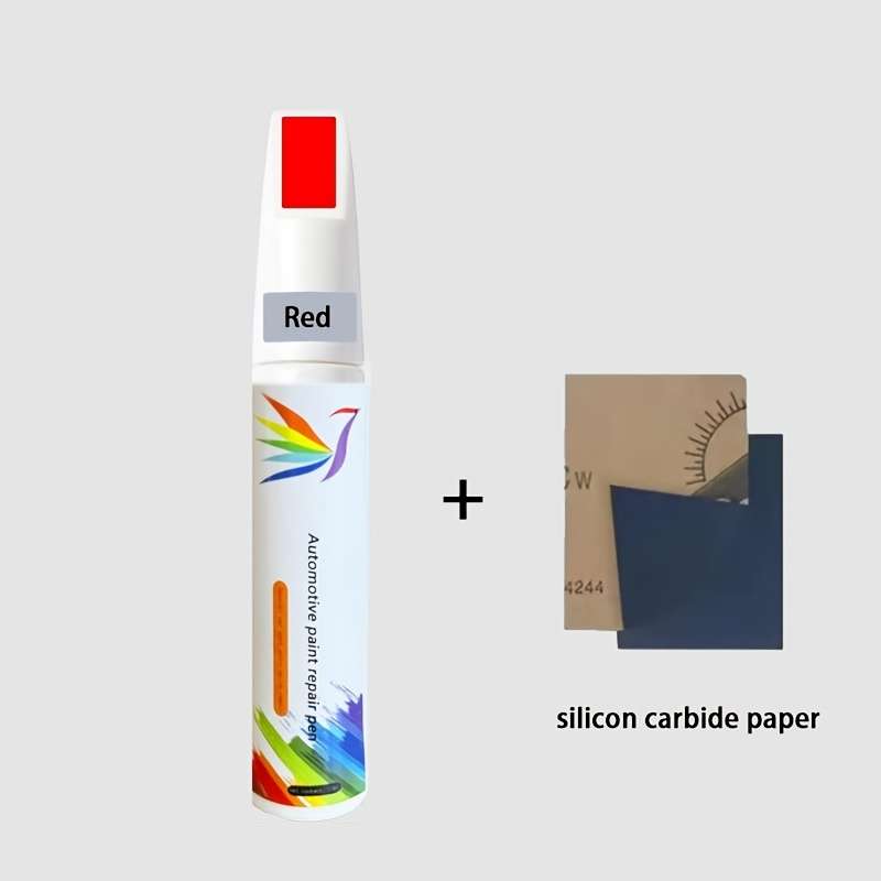 Car Scratch Repair Tool Color Pearl White Quantity 2Pcs  Touch  Up Pen  Add  Sandpaper