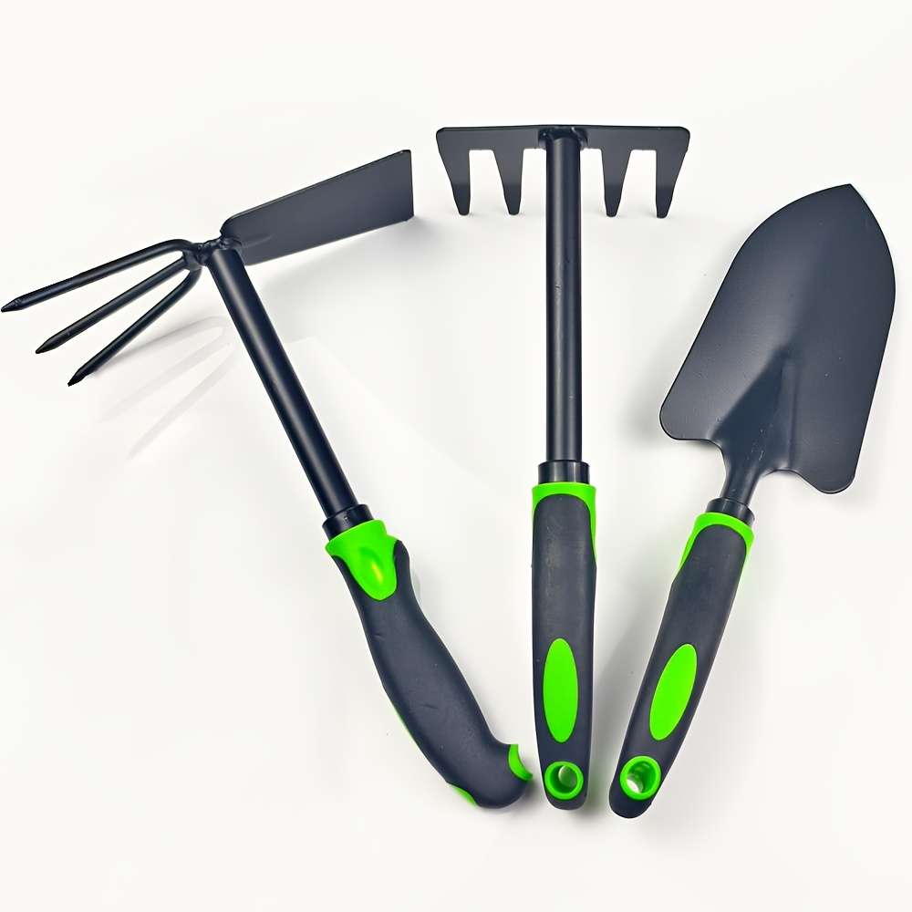Garden Supplies Model 3Pcs Shovel Rake Dual Purpose Hoe