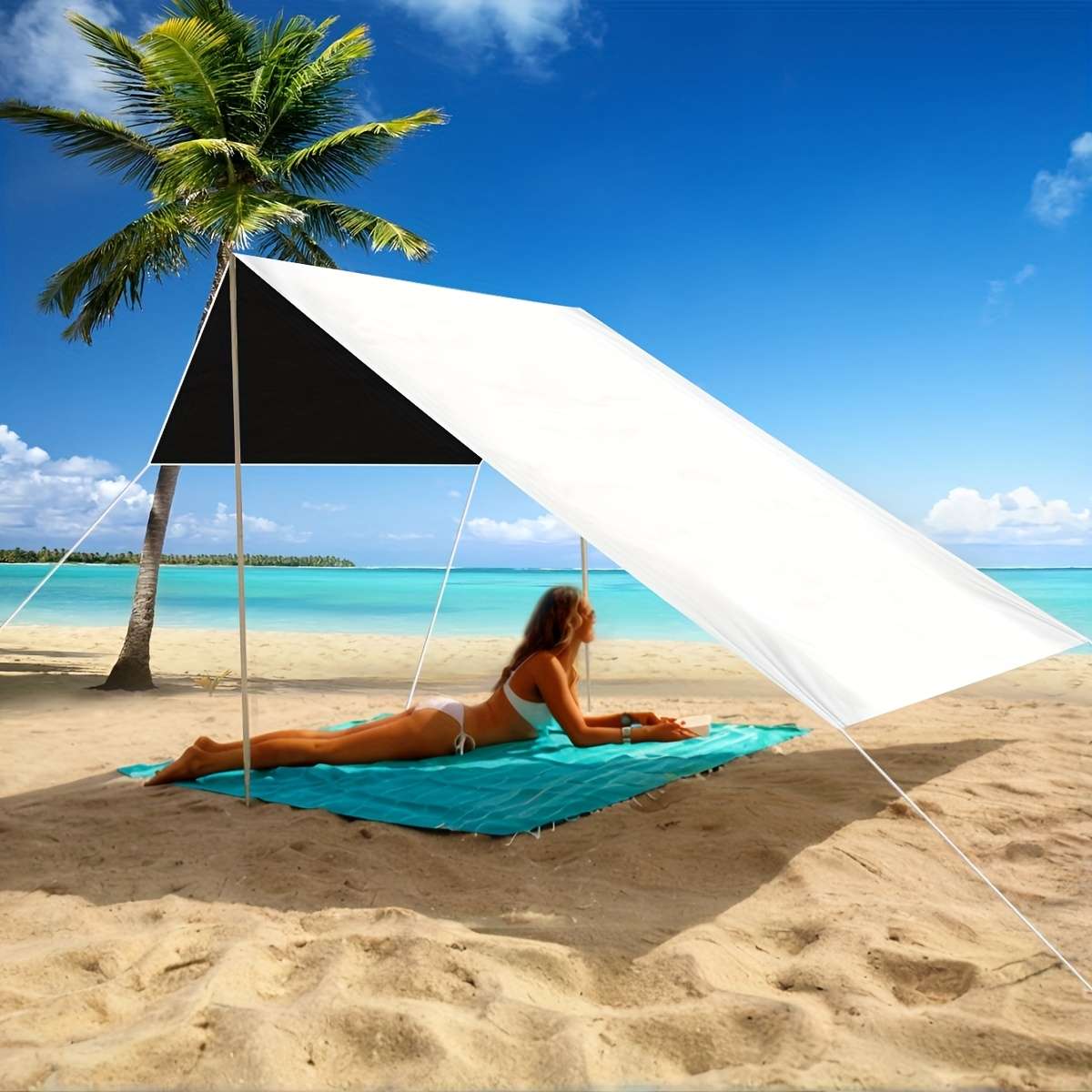 Shade Awning Color White Size78.7X94.4In200X240Cm