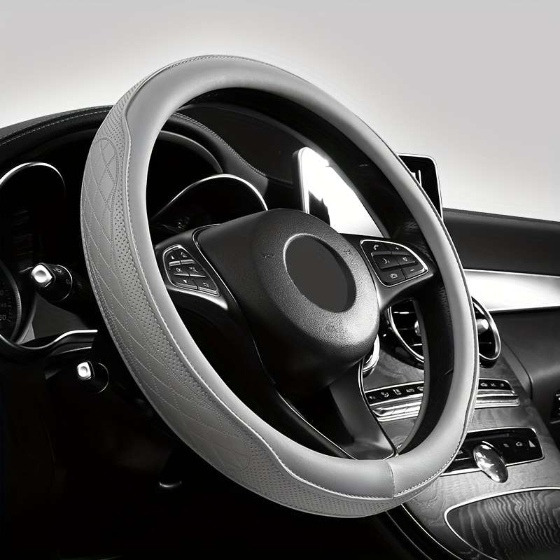 Car Steering Wheel Cover Brown (Round)