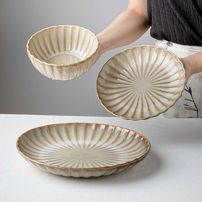 Bowl Color Fragrance Chrysanthemum Yellow12Piece Set