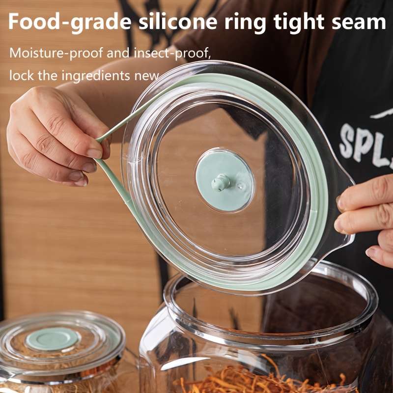 Sealed Jar Capacity 5L Quadrilateral Sealed Jar