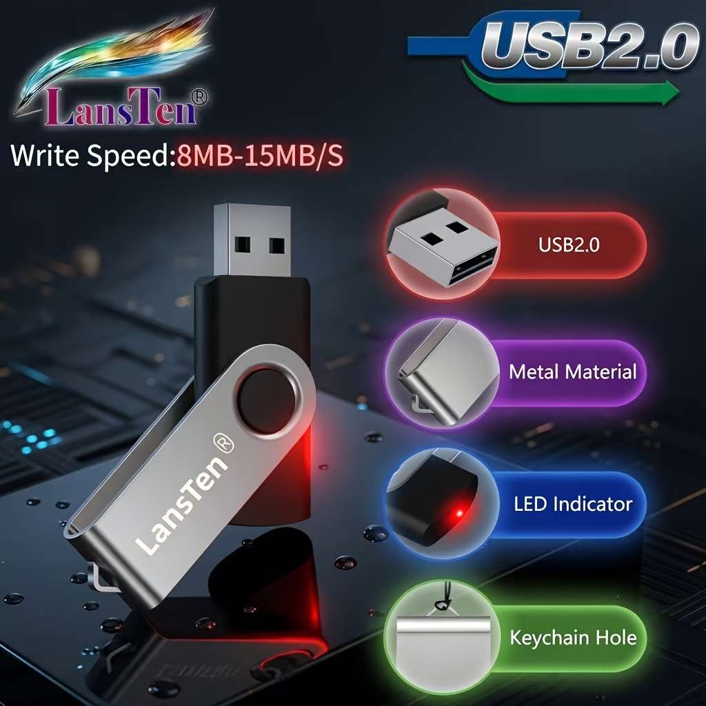 Usb Flash Drive Color Red Storage 2Gb