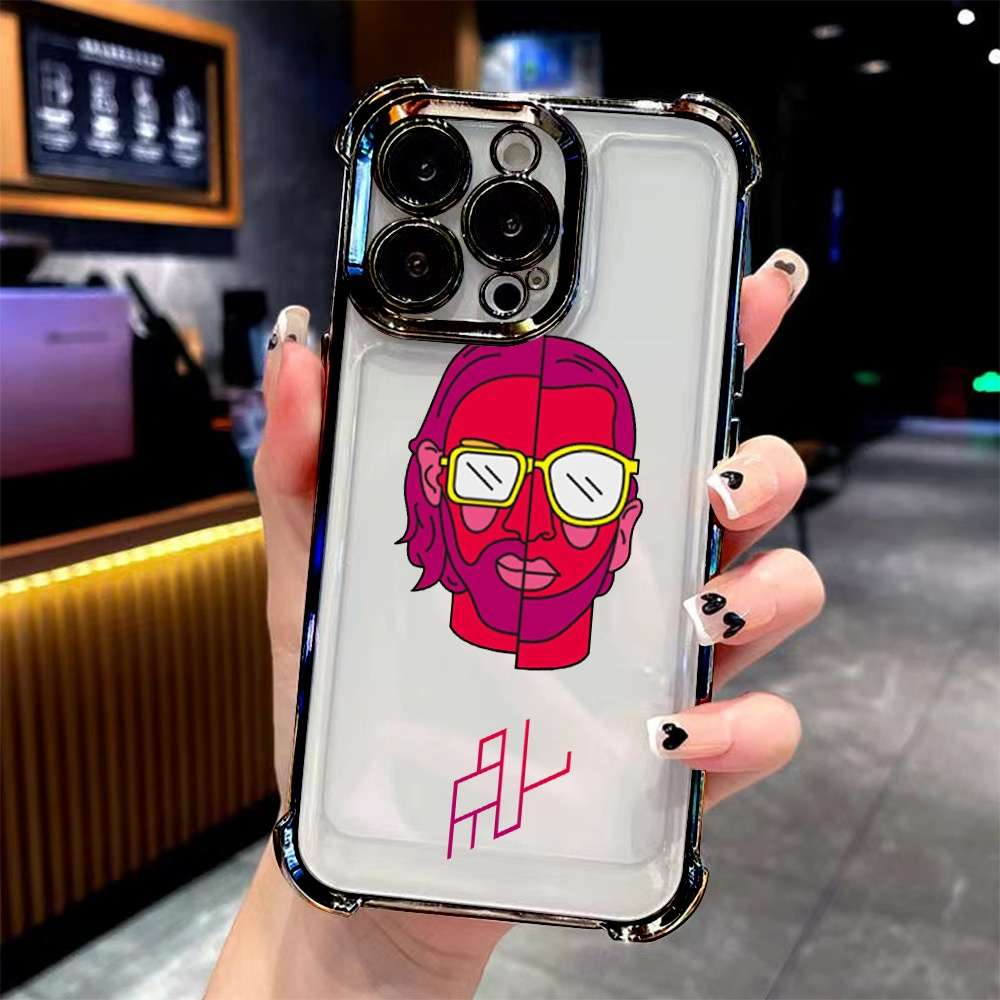 1Pc Mixed Color For iPhone 14 Pro Rapper Monkey Phone Case