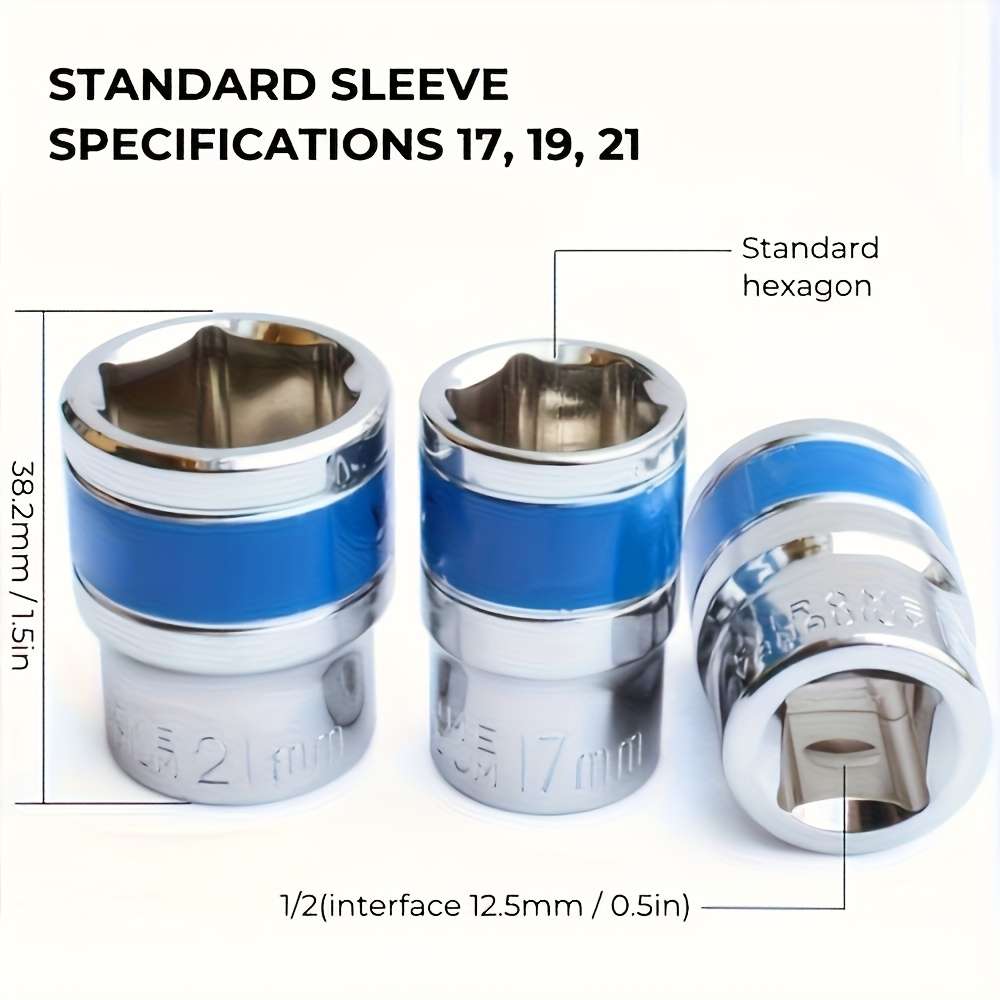 Versatile 320Nm High Torque Car Ratchet Wrench Kit