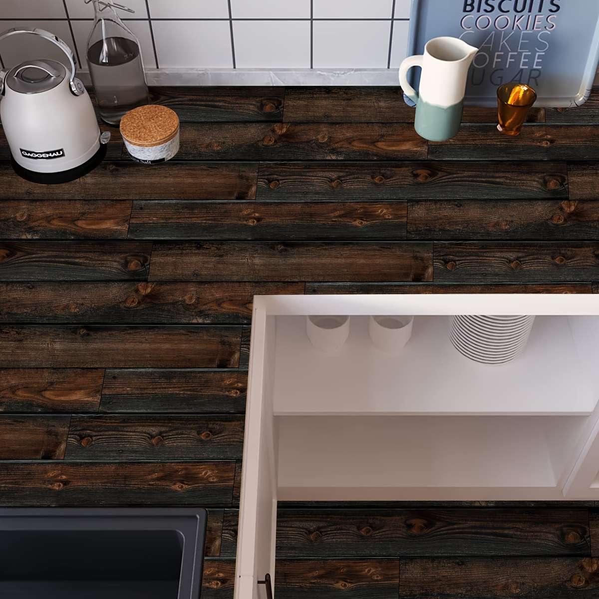 Self Adhesive Floor Stickers 90*15Cm*2Pcs