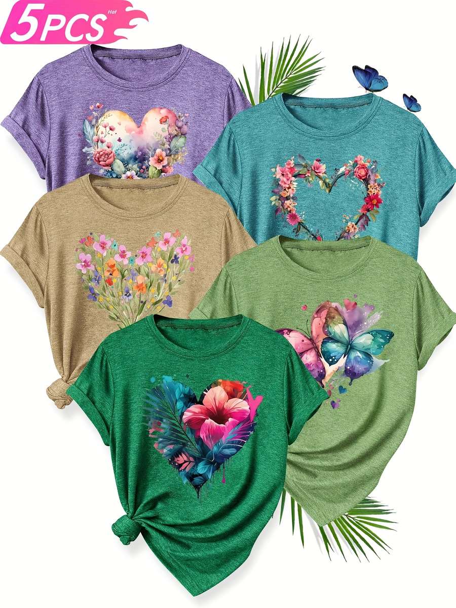 Womens T Shirt Color Peacock Blue Periwinkle Green Cardi Deep Space Gray Sizes