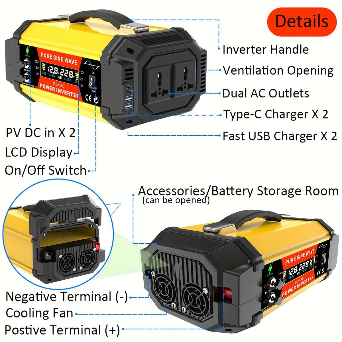 Inverter Model 1600W